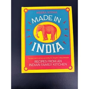 Meera Sodha Made in India Cookbook OS Yellow Hardcover Recipes Home Cooking EUC
